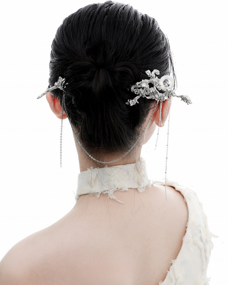 [1ST XULIE] Yungong Jade Rabbit Hairpin pg2037