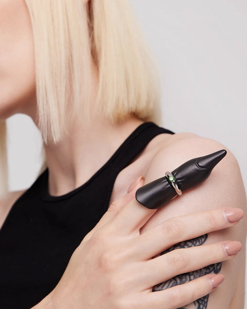 [BLACKHEAD]Black Gloves Magic Claw Ring pg174