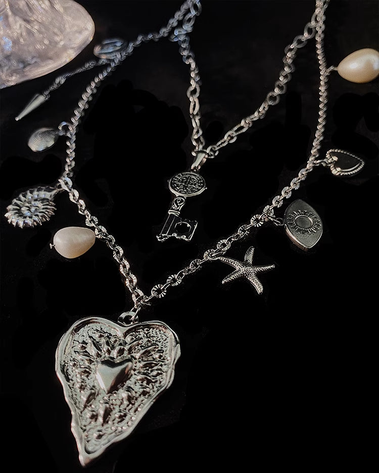 [Insomnia Artist] Love Layer Retro Necklace pg1117