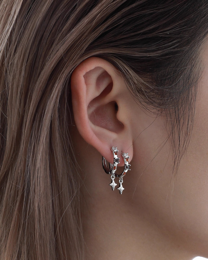 【1ST XULIE】Star Cross Earrings pg1715