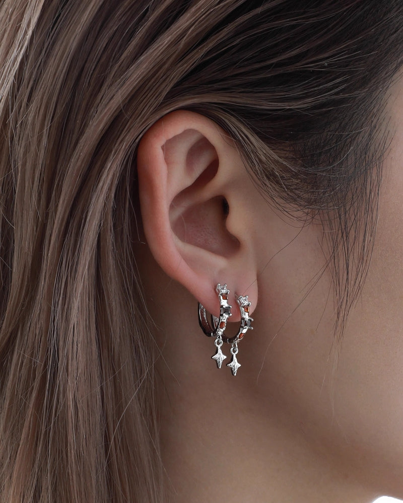[1ST XULIE] Star Cross Earrings pg1715