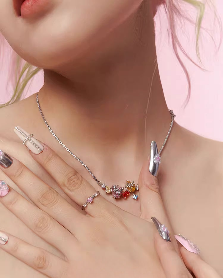 [OCTO VITA] Cake Treasure Party Pink Heart Ring pg369