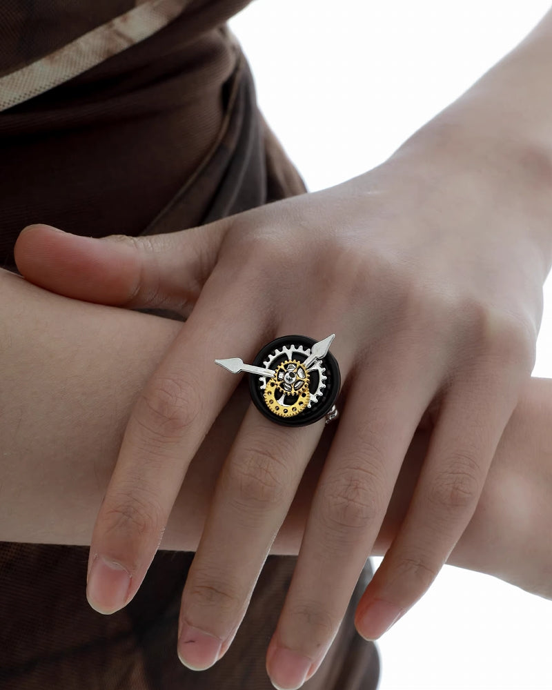 【1ST XULIE】Mechanical Butterfly Gear Ring pg1168