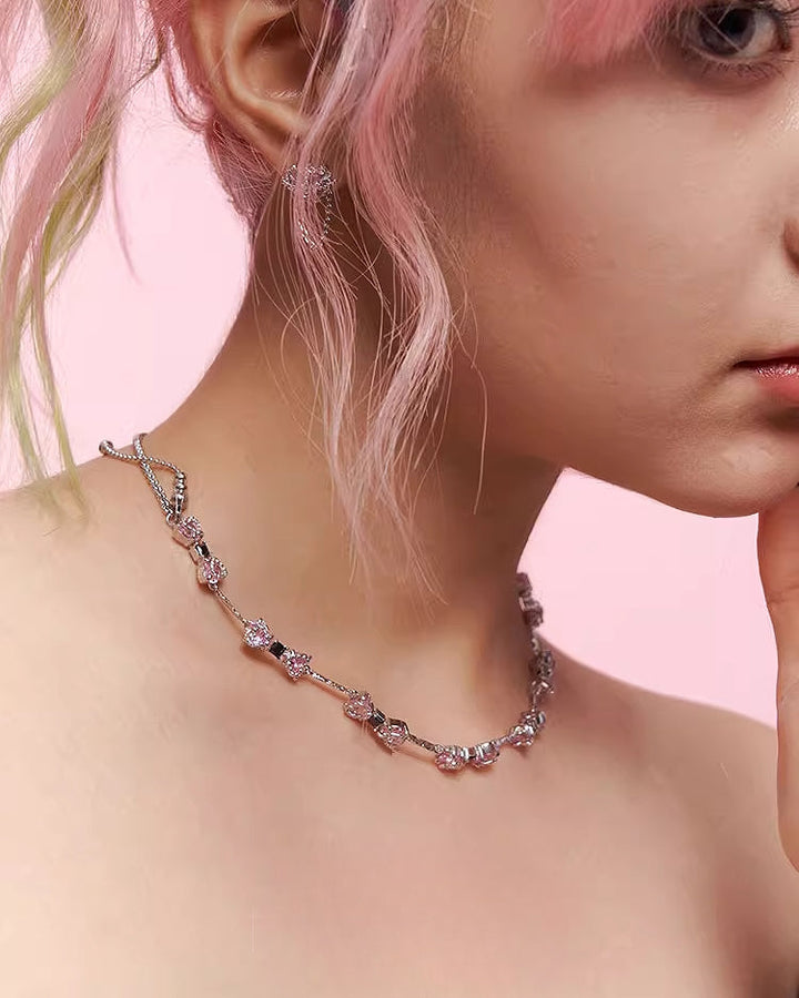 【OCTO VITA】Cake Treasure Party Bow Knot Choker pg362