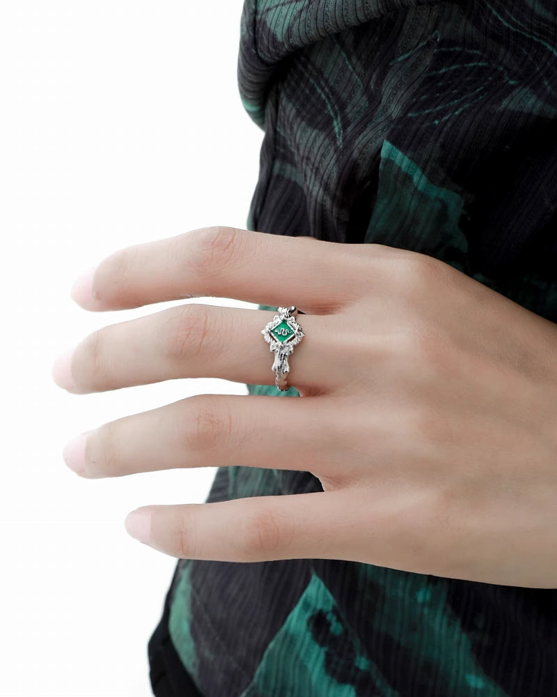 【1ST XULIE】Slytherin Snake Ring pg1626