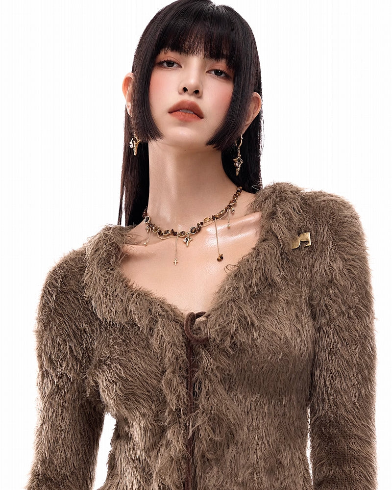 Yadan Tiger Eye Star Earrings 01