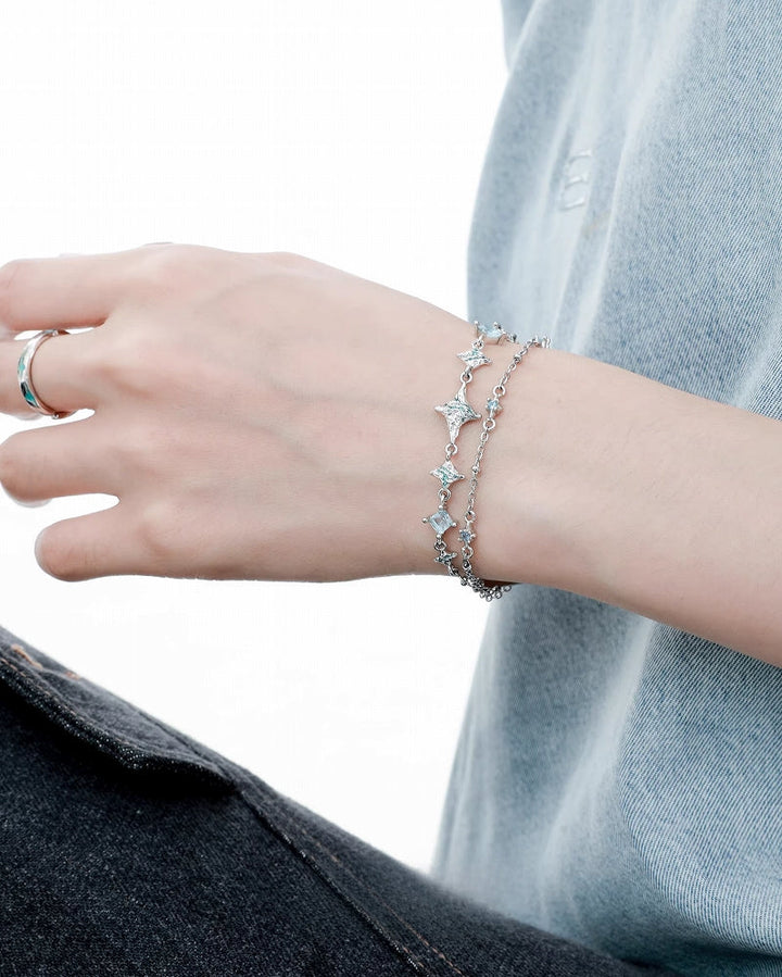 【1ST XULIE】Sea Starry Sky Double Layer Bracelet pg1546