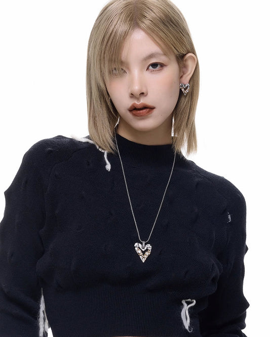 [SUMIYAKI] Lava Heart Necklace pg1056