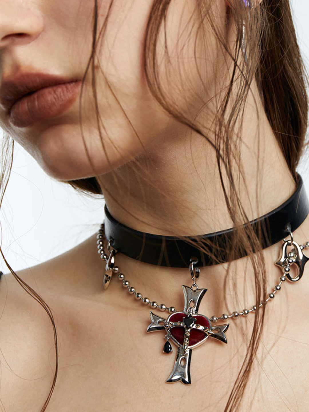 [OCTO VITA] love spikes punk choker