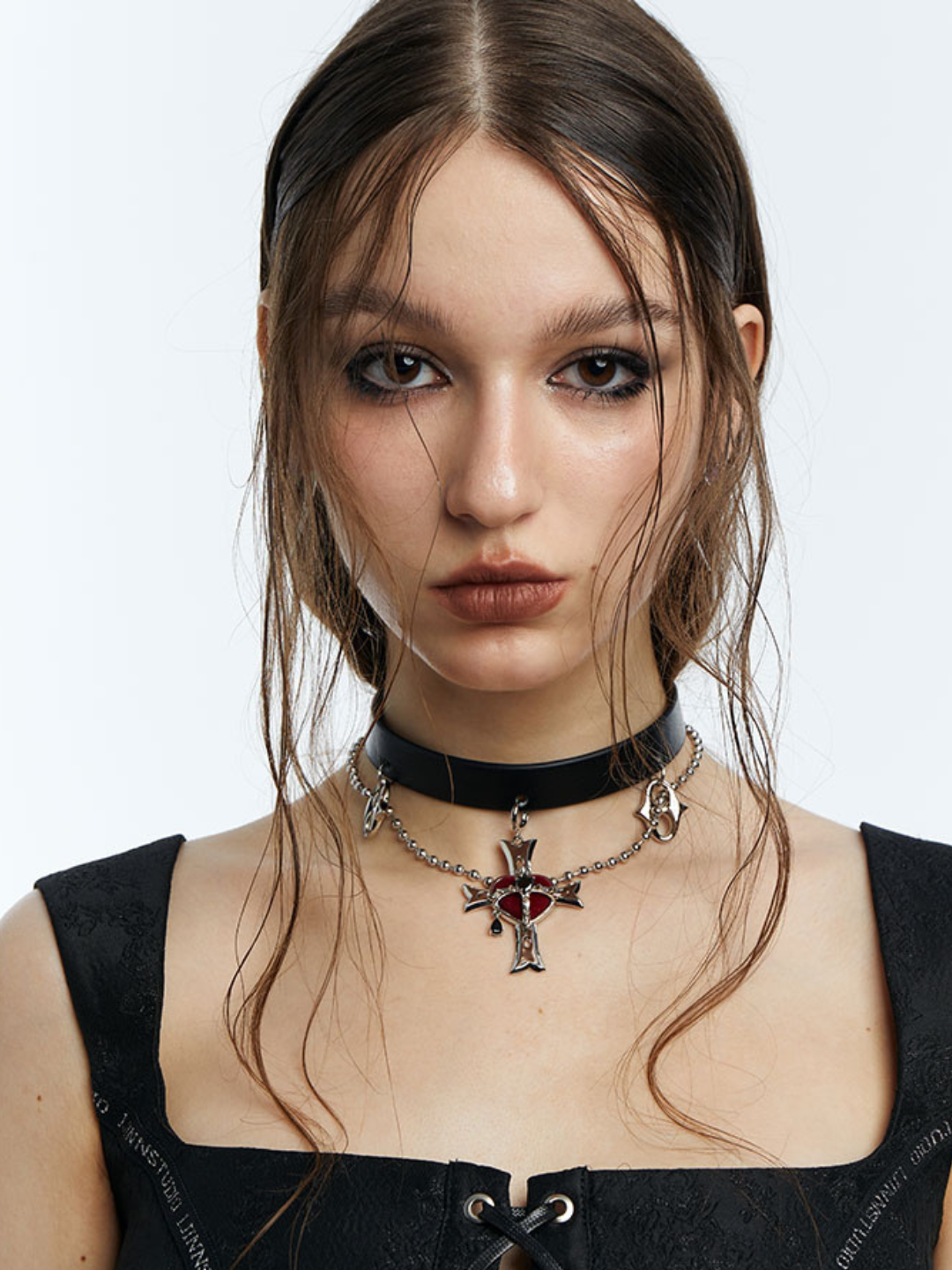 [OCTO VITA] love spikes punk choker