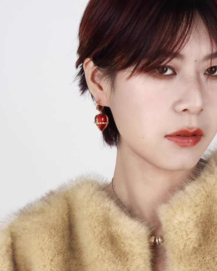 [Esak∞chi]Taboo Love Heart Earrings pg1821