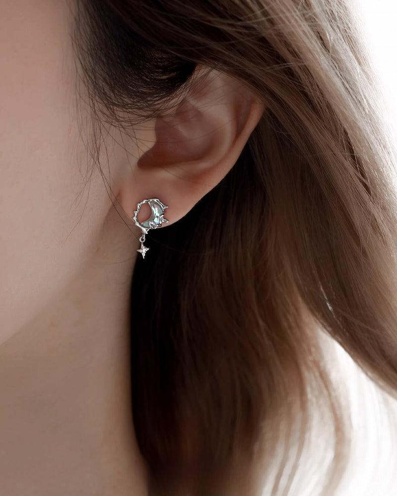 【1ST XULIE】Moonlight Star Earrings pg1242