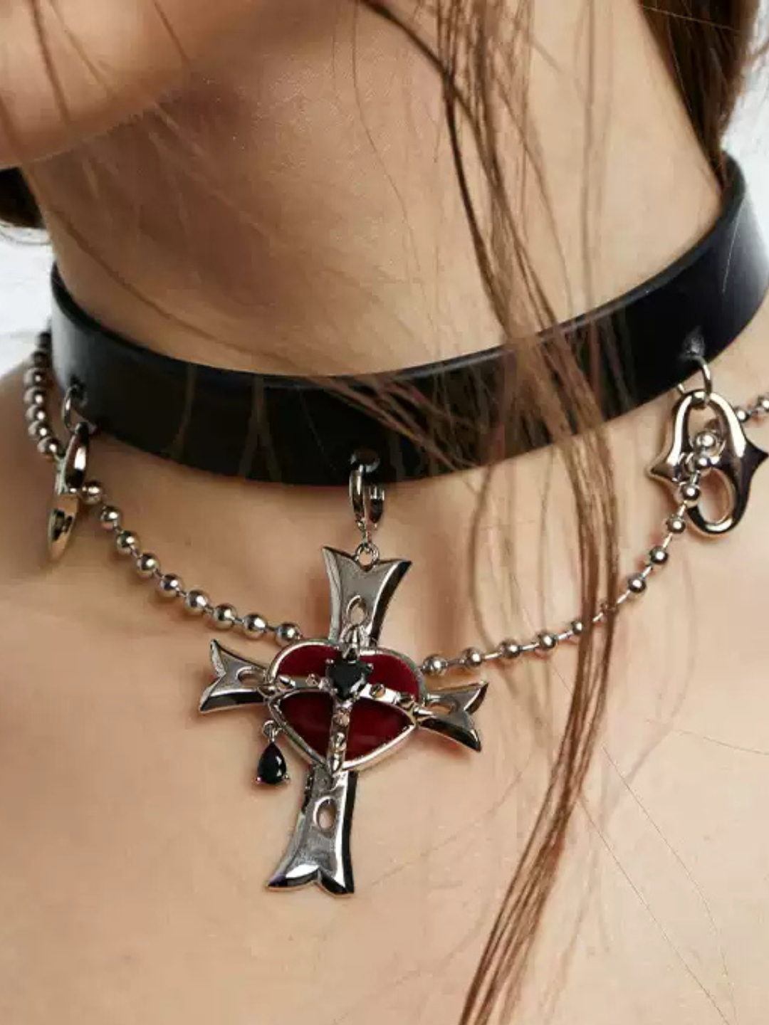 [OCTO VITA] love spikes punk choker