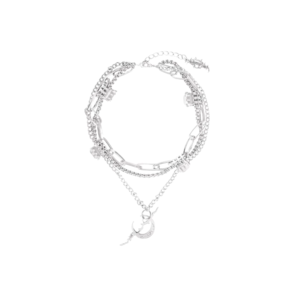 [PINKSPINK] Universe Electric Moon Necklace pg1935