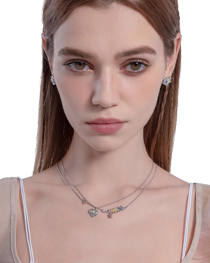 [MASW] Secret Garden Love Double Dopamine Necklace pg1572