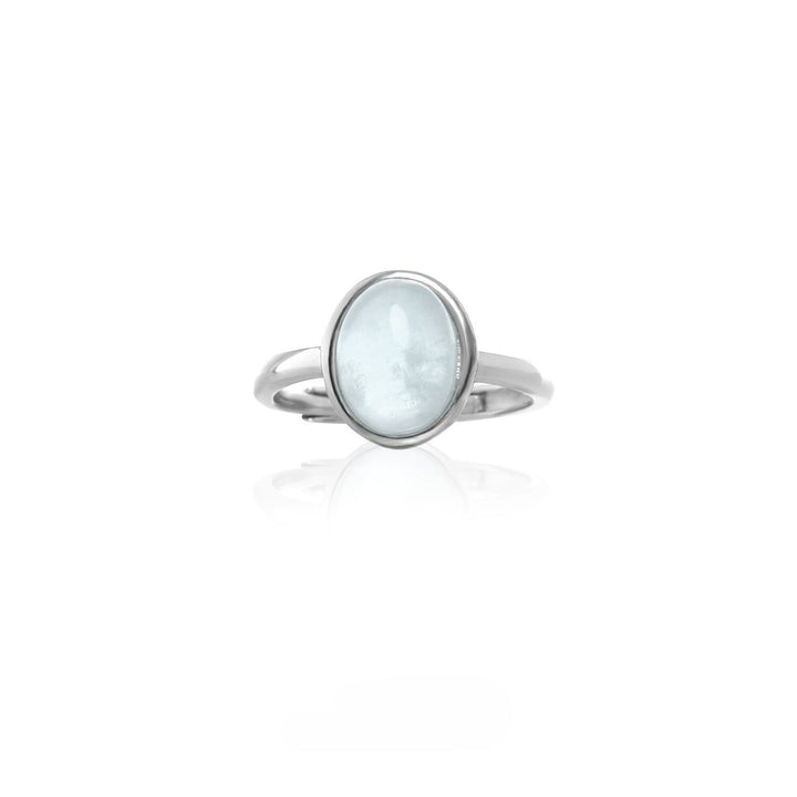 【1ST XULIE】Aquamarine Sterling Silver Ring pg57