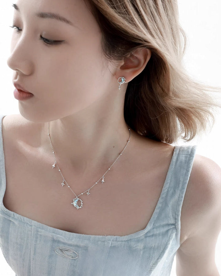 【1ST XULIE】Moonlight Star Earrings pg1242