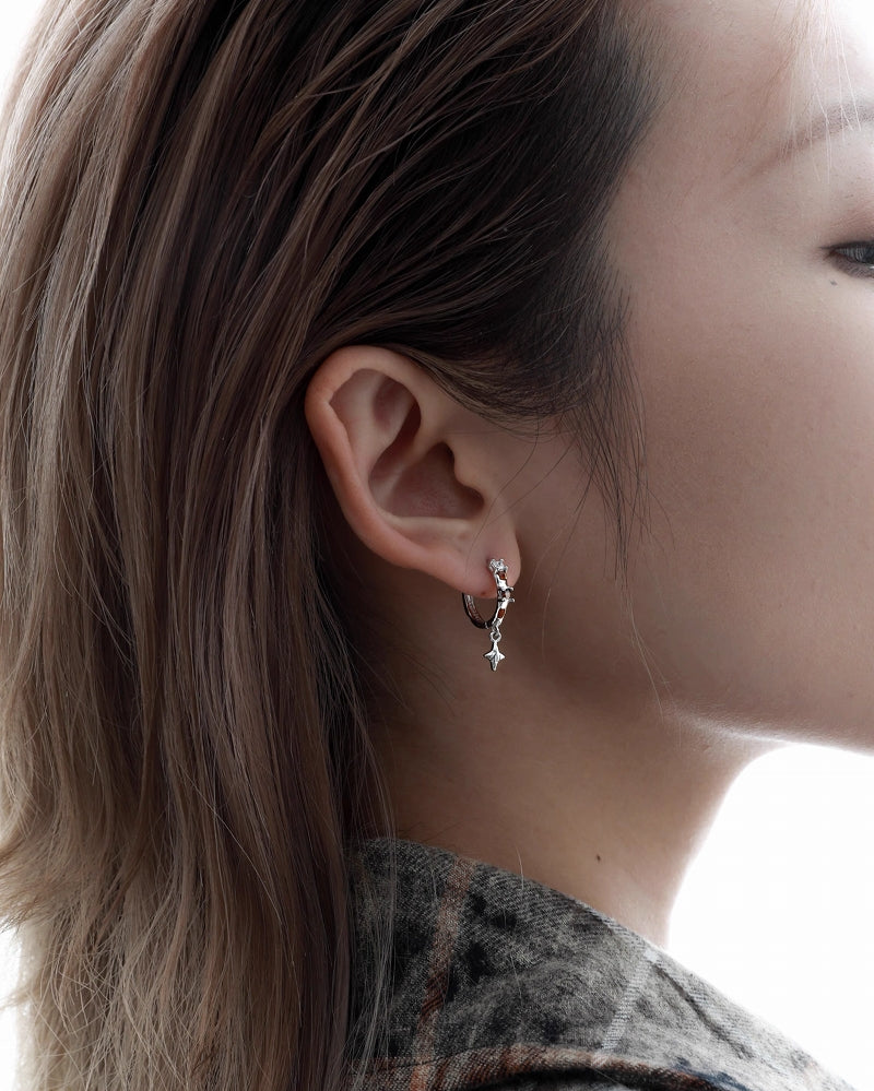 [1ST XULIE] Star Cross Earrings pg1715