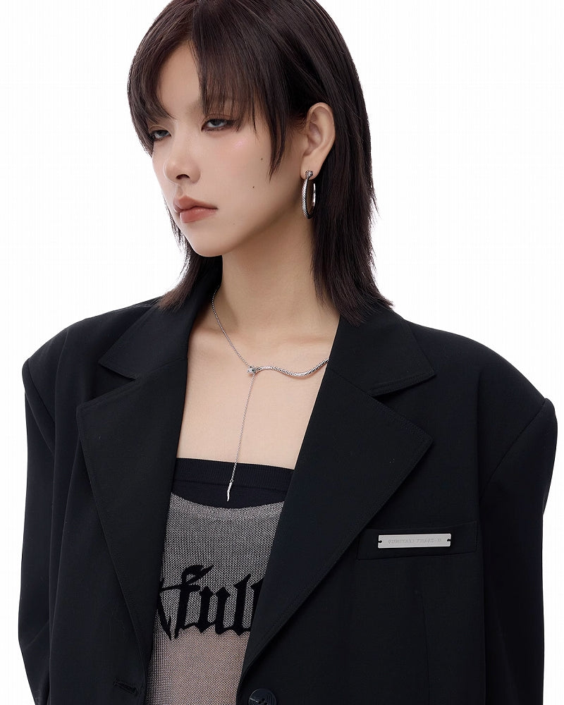 Snake Green Necklace