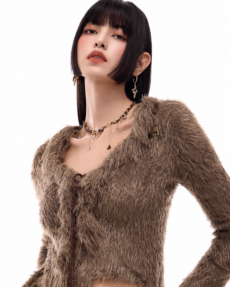 Yadan Tiger Eye Star Earrings 01