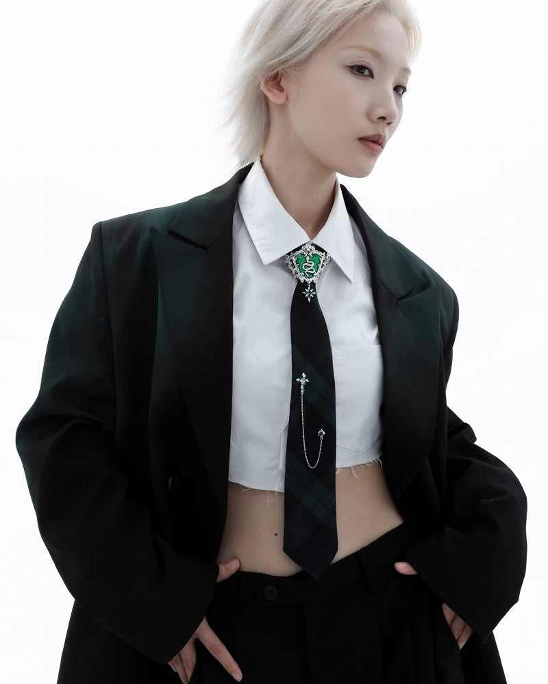 [1ST XULIE] Slytherin Snake Tie pg1629