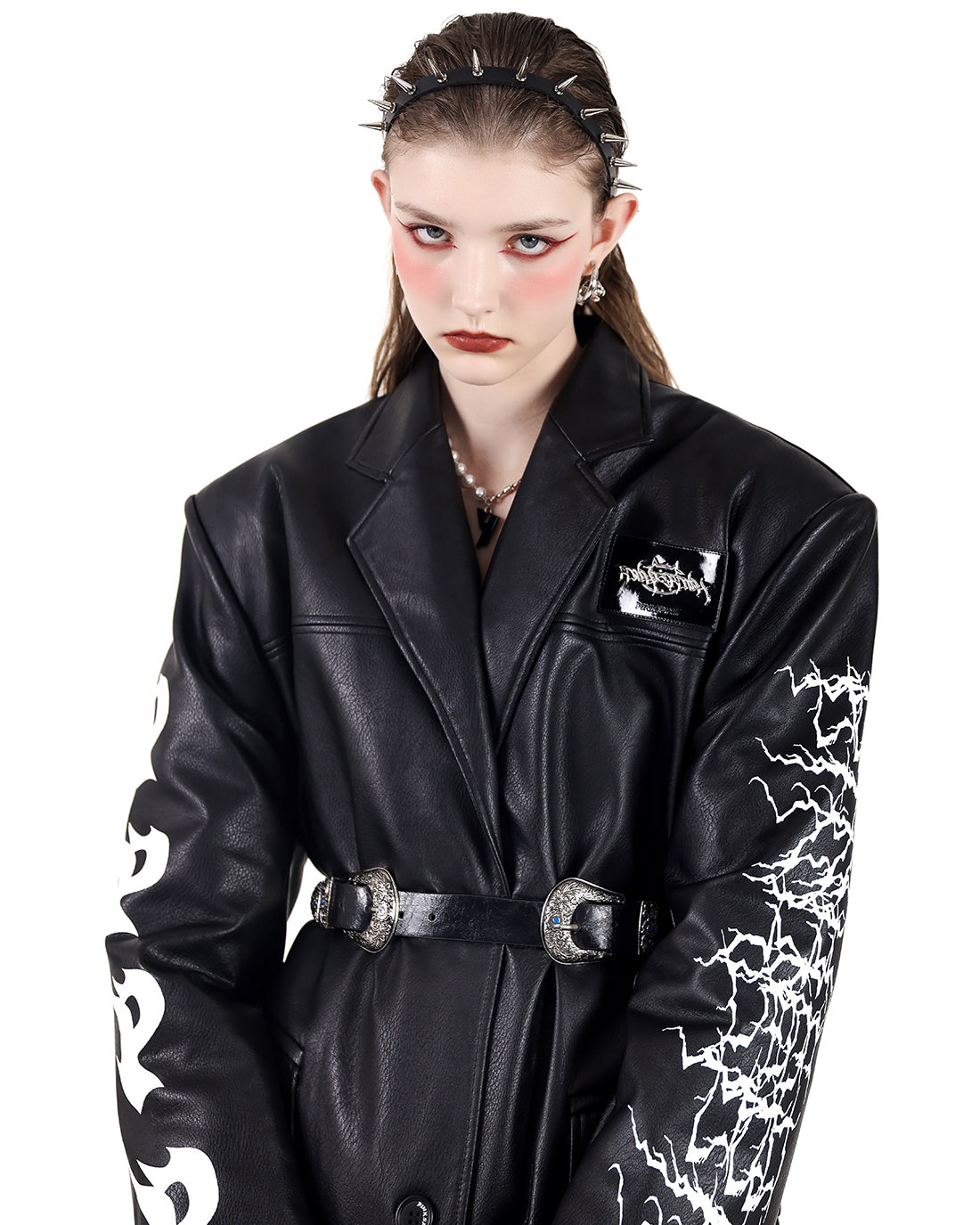 [PINKSPINK] Metal Buckle Leather Belt pg1204