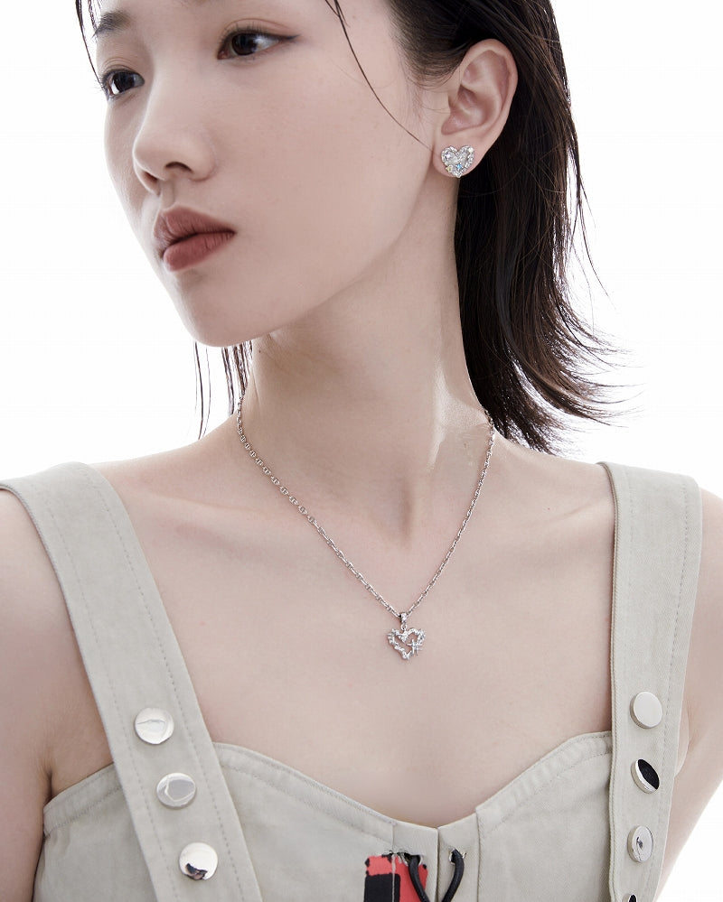 【1ST XULIE】Contract Removable Double Layer Necklace pg446