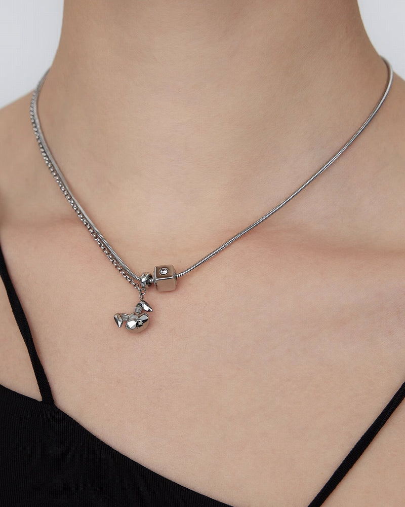 [BLACKHEAD]Killer Bunny Double Layer Necklace pg1039