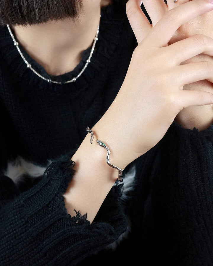 【OOMEOO】Forest Of Desire Snake Bracelet pg836