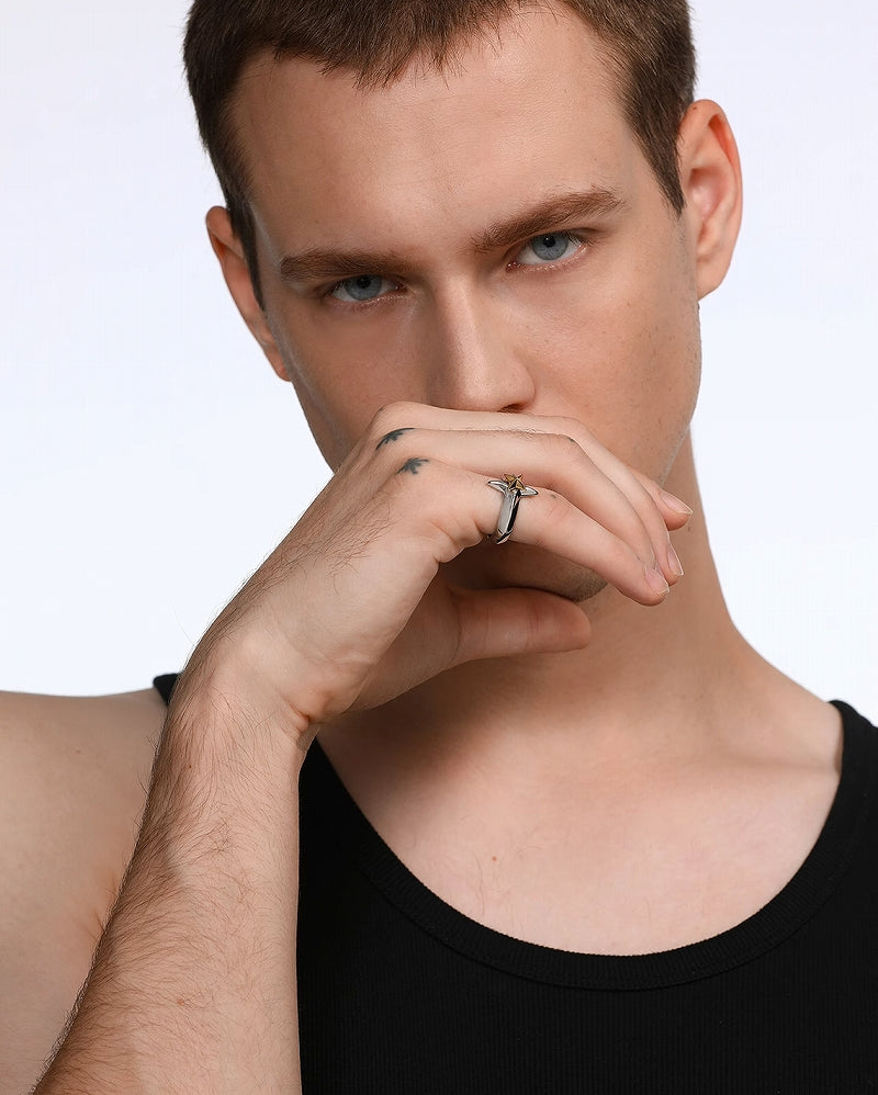 [BLACKHEAD]Christmas Rotating Star Ring pg425