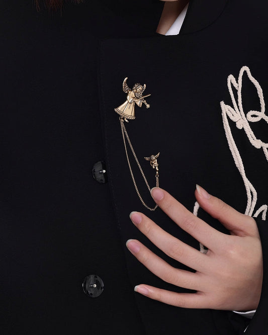 [SUMIYAKI] Retro Angel Brooche pg1465