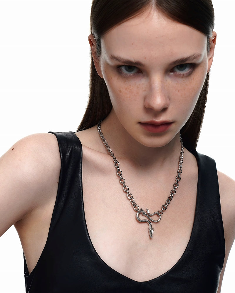 【BLACKHEAD】Dragon Tattoo Necklace 02 pg620