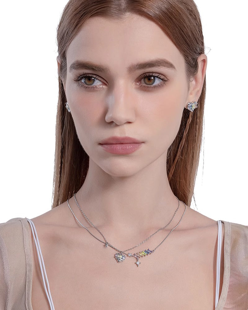 [MASW] Secret Garden Love Double Dopamine Necklace pg1572