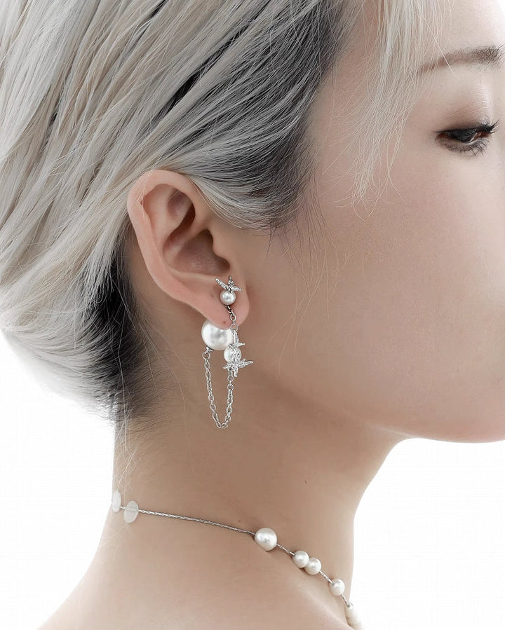 [1ST XULIE] Butterfly Bubble Tassel Earrings pg252