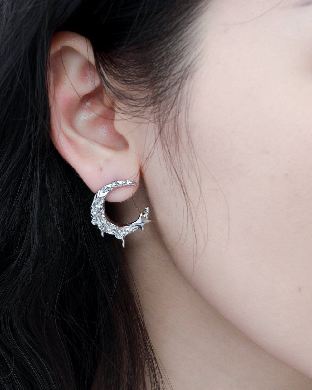 【1ST XULIE】Melting Moon Earrings pg1192