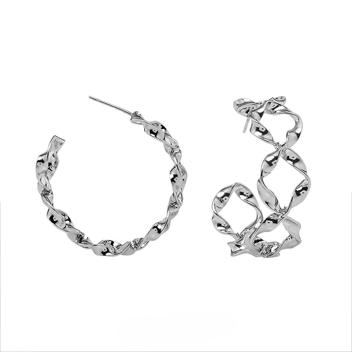 【SUMIYAKI】Circle Double Helix Earrings pg431