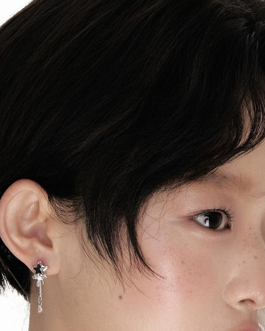 Starry Cat Earrings