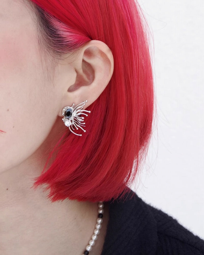 [Esak∞chi]Black Butterfly Earrings pg162