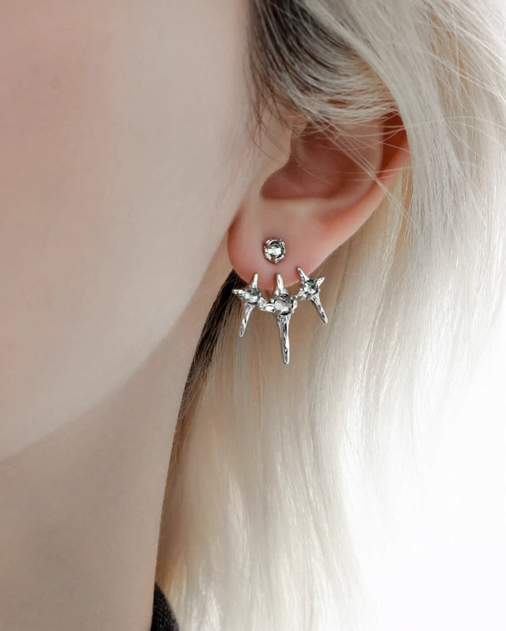 [1ST XULIE] Three Stars Earrings pg1900