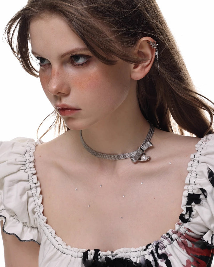 【SUMIYAKI】Gyroscopic Flying Saucer Choker pg963