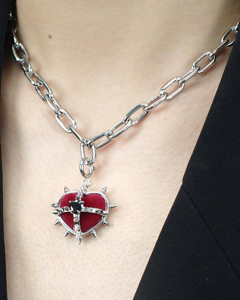 Wicked Girl Red Necklace