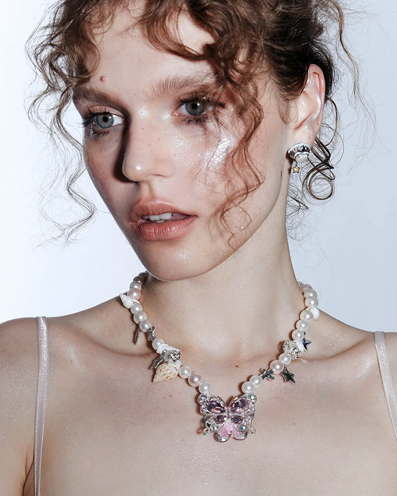 [OCTO VITA] Seaside Girl Butterfly Necklace pg1560