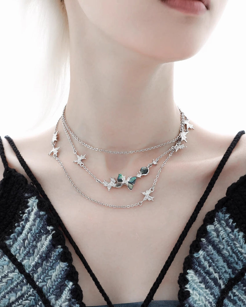 [1ST XULIE] Butterfly Tassel Necklace pg356