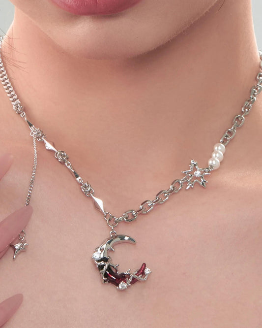 Chic Stone-Set Necklace