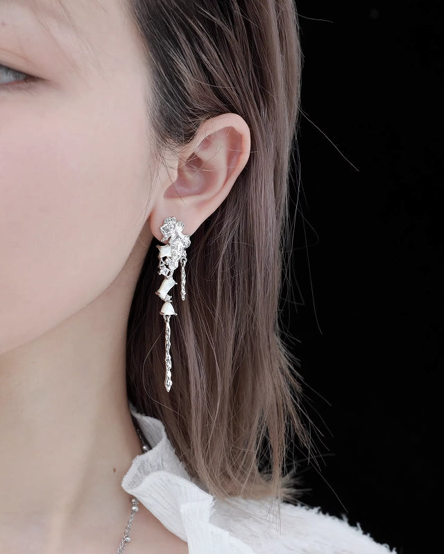 【1ST XULIE】Moonlight Fragment Earrings pg1240