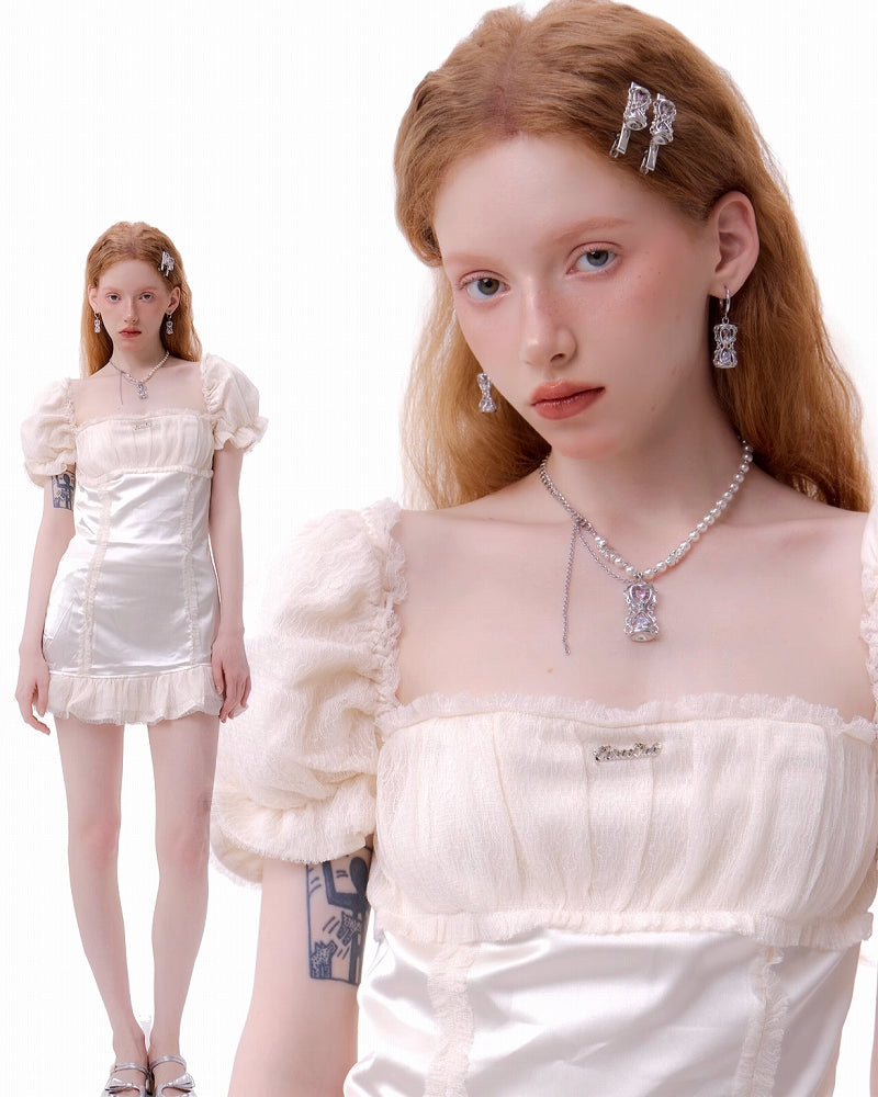 [SUMIYAKI] Hourglass Tassel Necklace pg988