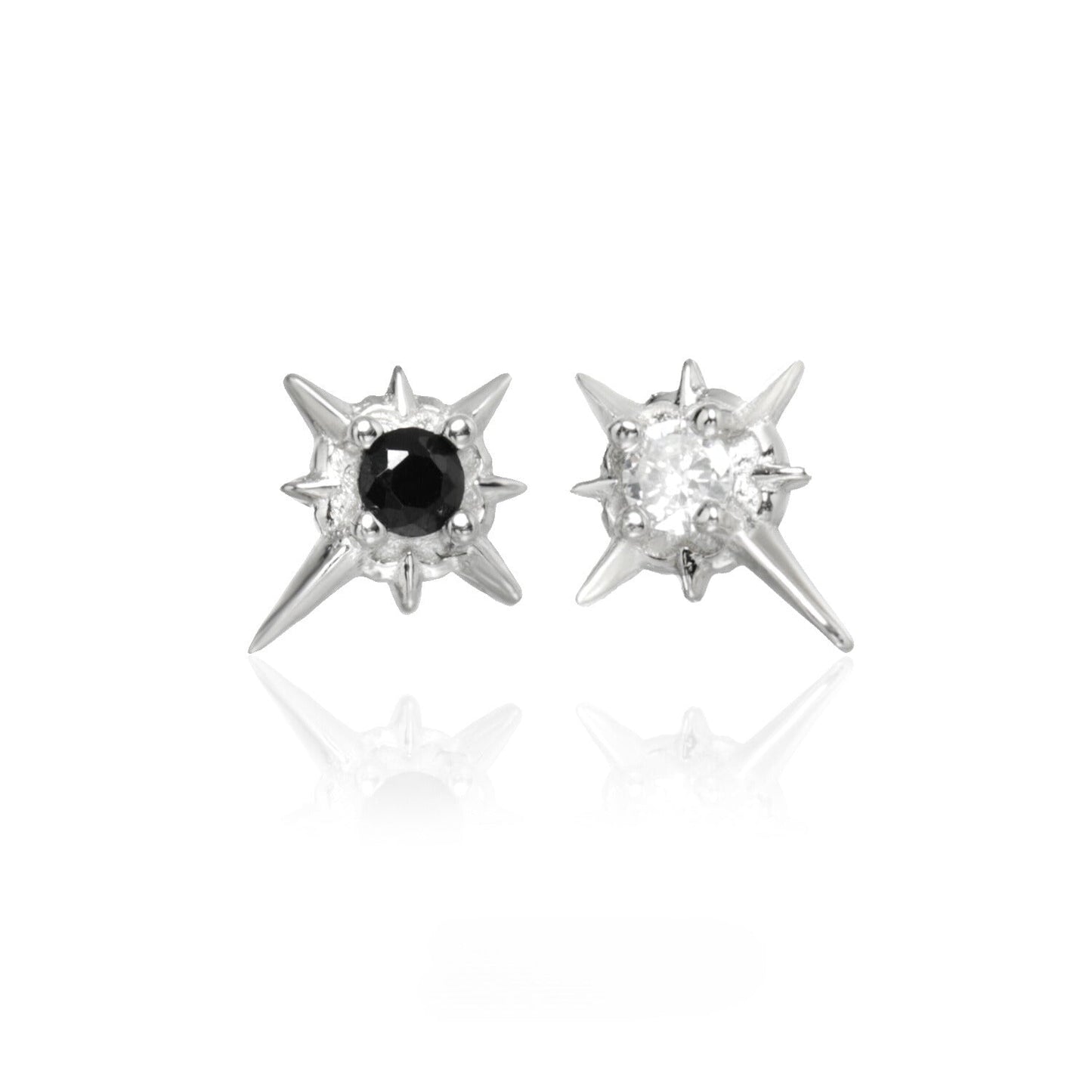 [1ST XULIE] Holes Star Earrings pg983