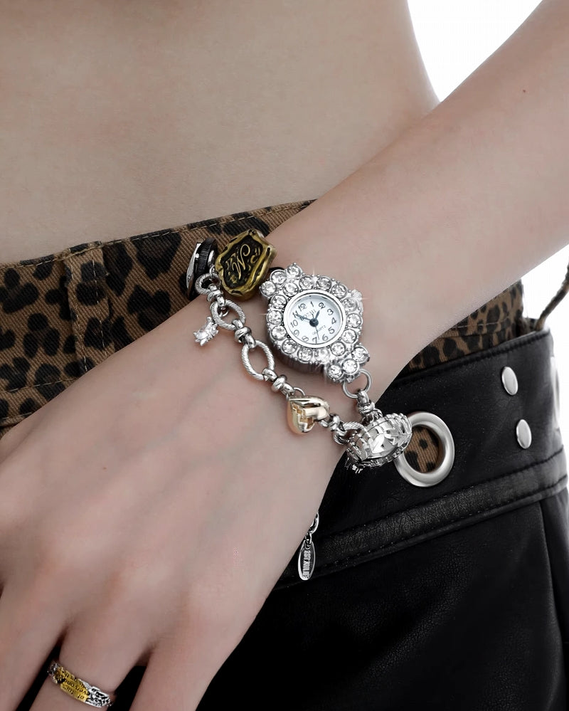 【1ST XULIE】Time Mirror Watch Bracelet pg1903