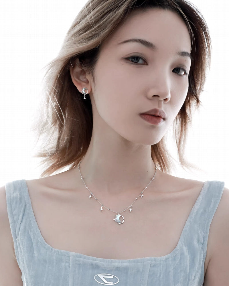 【1ST XULIE】Moonlight Star Necklace pg1243