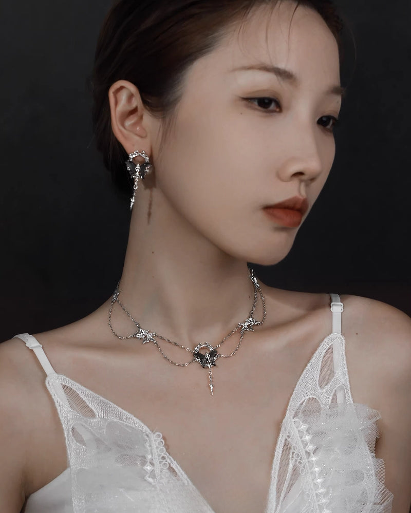 [1ST XULIE] Butterfly Skeleton Necklace pg349